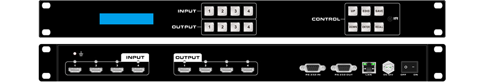 SAIBIN赛滨高清视频矩阵处理器DM-4400