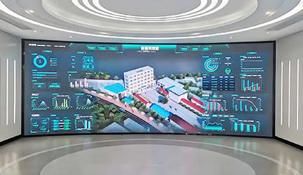 液晶拼接幕墙系统全套解决方案 高清可视化 稳定可扩展 7×24 小时稳定运行