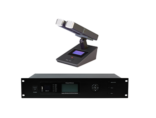 无线手拉手会议话筒系列（双短杆）带视频跟踪功能